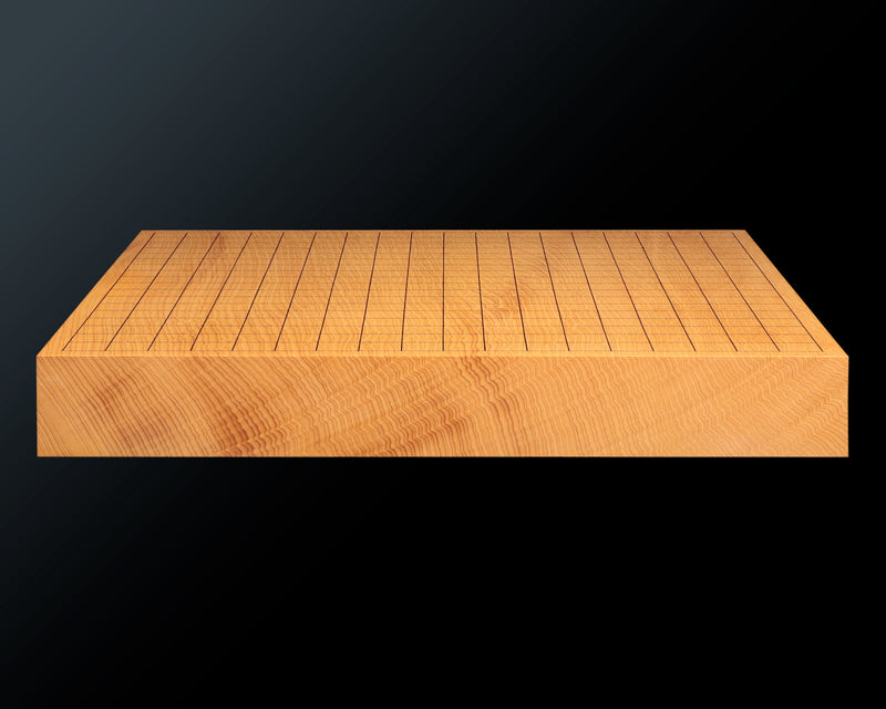 Go Board craftsman Mr. Torayoshi Yoshida made Chinese grown Hon kaya 1.8-Sun(55mm thick) Shihou-masa 1-piece Table Go Board No.79056F