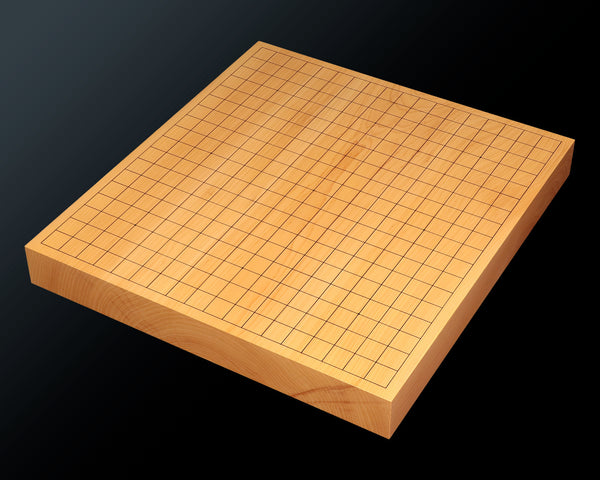 Go Board craftsman Mr. Torayoshi Yoshida made Hyuga kaya 1.7-Sun(52mm thick) Kiomote 1-piece Table Go Board No.79061F