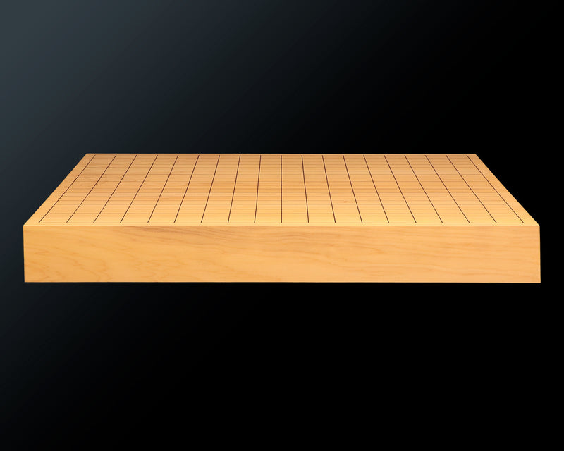 Go Board craftsman Mr. Torayoshi Yoshida made Hyuga kaya 1.7-Sun(52mm thick) Kiomote 1-piece Table Go Board No.79061F
