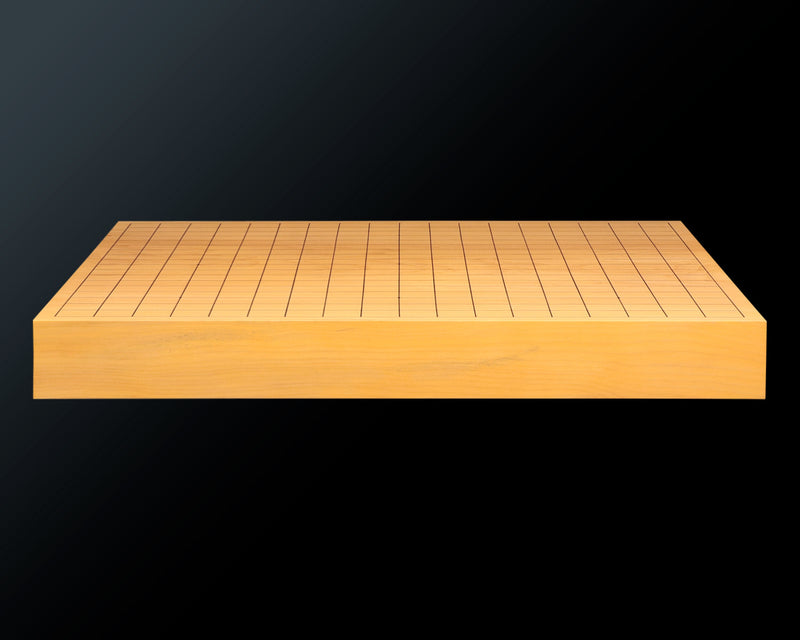 Go Board craftsman Mr. Torayoshi Yoshida made Hyuga kaya 1.6-Sun(50mm thick) Kiura 1-piece Table Go Board No.79062F