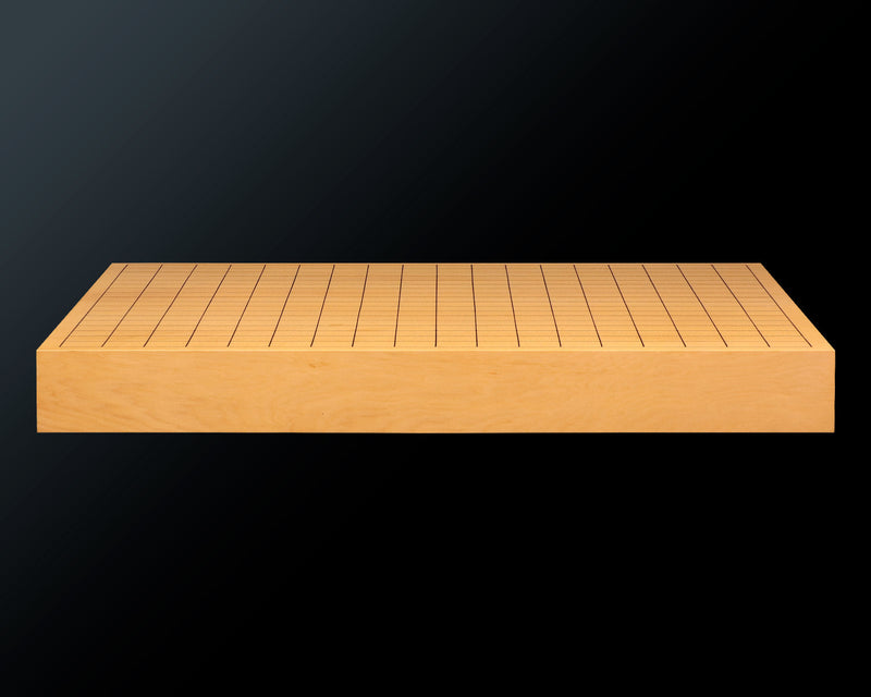 Go Board craftsman Mr. Torayoshi Yoshida made Chinese grown Hon kaya 1.6-Sun(49mm thick) Tenchi-masa 1-piece Table Go Board No.79063F