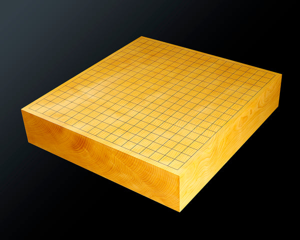 Board craftsman Mr.Torayoshi Yoshida made China grown Kaya Ten-masa 3.0-Sun(92 mm thick) one-piece table Go board No.79067F