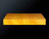 Board craftsman Mr.Torayoshi Yoshida made China grown Kaya Ten-masa 1.8-Sun(55 mm thick) one-piece table Go board No.79069F