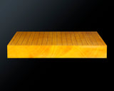 Board craftsman Mr.Torayoshi Yoshida made China grown Kaya Ten-masa 1.8-Sun(55 mm thick) one-piece table Go board No.79069F