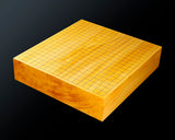 Board craftsman Mr.Torayoshi Yoshida made Hyuga Kaya Kiura 3.3-Sun(101 mm thick) one-piece table Go board No.79070F