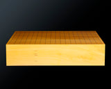 Board craftsman Mr.Torayoshi Yoshida made Hyuga Kaya Kiura 3.3-Sun(101 mm thick) one-piece table Go board No.79070F