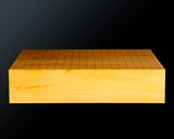 Board craftsman Mr.Torayoshi Yoshida made Hyuga Kaya Kiura 3.3-Sun(101 mm thick) one-piece table Go board No.79070F