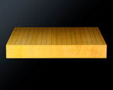 Board craftsman Mr.Torayoshi Yoshida made Japan grown Kaya Masame 1.8-Sun(75 mm thick) 3-pieces table Go board No.79075F