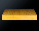 Board craftsman Mr.Torayoshi Yoshida made Japan grown Kaya Masame 1.8-Sun(75 mm thick) 3-pieces table Go board No.79075F