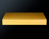 Board craftsman Mr.Torayoshi Yoshida made Japan grown Kaya Masame 1.8-Sun(75 mm thick) 3-pieces table Go board No.79075F