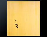 Board craftsman Mr.Torayoshi Yoshida made Japan grown Kaya Masame 1.8-Sun(75 mm thick) 3-pieces table Go board No.79075F