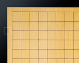 Board craftsman Mr.Torayoshi Yoshida made Japan grown Kaya Masame 1.8-Sun(75 mm thick) 3-pieces table Go board No.79075F