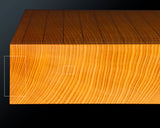 Board craftsman Mr. YOSHIDA made Chinese Kaya Table Go board "Tenchi-masa" 2.2-Sun (thick about 67 mm) No.79081F *Off-spec