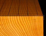 Board craftsman Mr. YOSHIDA made Chinese Kaya Table Go board "Tenchi-masa" 2.2-Sun (thick about 67 mm) No.79081F *Off-spec