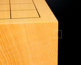 601-YDB-02 Board craftsman Mr.Torayoshi Yoshida made China grown Kaya Tenchi-masa 1.7-Sun(53 mm thick) one-piece 9-ro table Go board No.79083F