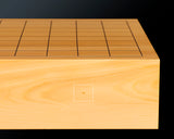 601-YDB-03 Board craftsman Mr.Torayoshi Yoshida made China grown Kaya Tenchi-masa 1.7-Sun(54 mm thick) one-piece 9-ro table Go board No.79084