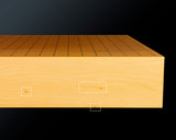 601-YDB-06 Board craftsman Mr.Torayoshi Yoshida made China grown Kaya Tenchi-masa 2.8-Sun(85 mm thick) one-piece table Go board No.79087F *Off-spec