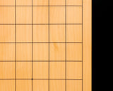 Board craftsman Mr.Yoshida made China grown Kaya Tenchi-masa 2.5-Sun (about 76 mm thick) Table Go Board No.79089F