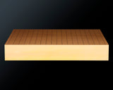 Board craftsman Mr.Yoshida made Japan grown Kaya Kiura 2.3-Sun (about 71 mm thick) Table Go Board No.79090F