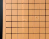 Board craftsman Mr.Yoshida made Japan grown Kaya Kiura 2.3-Sun (about 71 mm thick) Table Go Board No.79090F