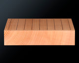 Board craftsman Mr.Yoshida made Shin kaya [Spruce wood] Tenchi-masa 1.4-Sun (about 43 mm thick) 9*9-ro Table Go Board No.79092F