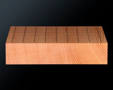 Board craftsman Mr.Yoshida made Shin kaya [Spruce wood] Tenchi-masa 1.4-Sun (about 43 mm thick) 9*9-ro Table Go Board No.79092F