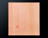 Board craftsman Mr.Yoshida made Shin kaya [Spruce wood] Tenchi-masa 1.4-Sun (about 43 mm thick) 9*9-ro Table Go Board No.79092F