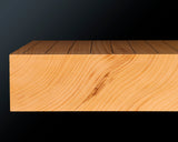 Board craftsman Mr.Yoshida made Japan grown Kaya Shihou-masa 1.8-Sun (about 56 mm thick) 9*9-ro Table Go Board No.79093F