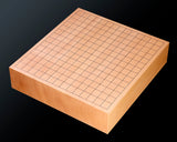 Board craftsman Mr.Yoshida made Shin kaya [Spruce wood] Tenchi-masa 2.7-Sun (about 82 mm thick) 15*15-ro Table Go Board No.79102F