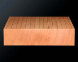 Board craftsman Mr.Yoshida made Shin kaya [Spruce wood] Tenchi-masa 2.7-Sun (about 82 mm thick) 15*15-ro Table Go Board No.79102F