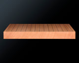 Board craftsman Mr.Yoshida made Shin kaya [Spruce wood] Shihou-masa 1.1-Sun (about 34 mm thick) 15*15-ro Table Go Board No.79104F