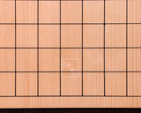 Board craftsman Mr.Yoshida made Shin kaya [Spruce wood] Shihou-masa 1.1-Sun (about 34 mm thick) 15*15-ro Table Go Board No.79104F
