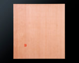 盤師 吉田寅義製作 卓上15路碁盤 北米産スプルース 四方柾 1.9寸 1枚盤 No.79105F