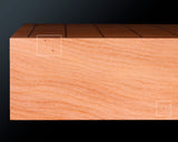 Board craftsman Mr.Yoshida made Shin kaya [Spruce wood] Shihou-masa 1.7-Sun (about 54 mm thick) 11*11-ro Table Go Board No.79106F