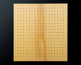 NBC-608-04 盤師 吉田寅義製作 日本産榧卓上碁盤 木裏 2.7寸 1枚盤 No.79109F