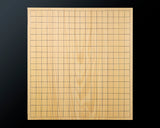 NBC-608-06 盤師 吉田寅義製作 日本産榧卓上碁盤 木裏 2.3寸 1枚盤 No.79111F