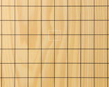 NBC-608-06 盤師 吉田寅義製作 日本産榧卓上碁盤 木裏 2.3寸 1枚盤 No.79111F