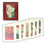 "Hanafuda (Japanese playing cards) painting (framed)"