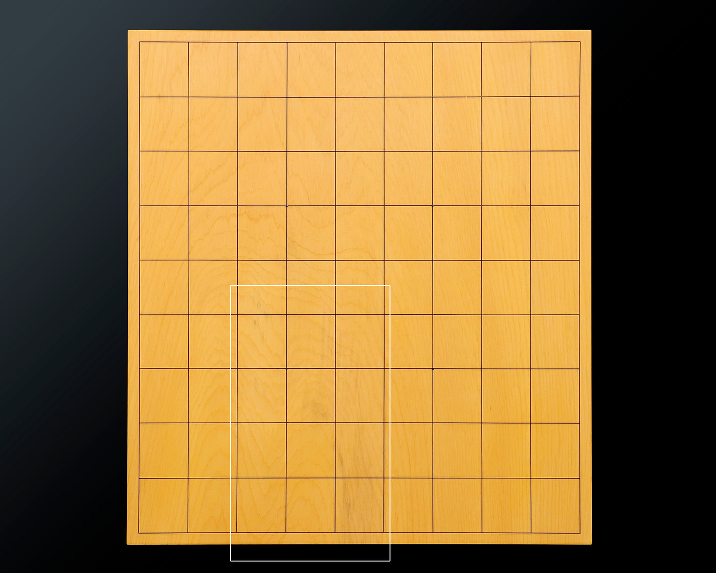 盤師 吉田寅義製作 日本産本榧 脚付将棋盤 木裏5.8寸 No.84002F *訳有