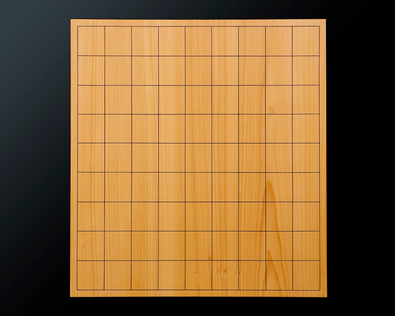 Board craftsman Mr. Torayoshi YOSHIDA made Hyuga Kaya Kiura 5.6-Sun (about 170 mm thick) Shogi Board with legs No.84008F