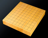 601-YCB-01 Board craftsman Mr.Miura of Yachimata Gobanten made Japan grown Hon-Kaya Table Shogi board Ten-masa (Masame) 2.0-Sun / 62 mm thick 4-piece composition board Haguruma-mori finish lines No.85001