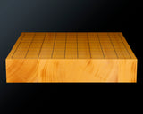 601-YCB-01 Board craftsman Mr.Miura of Yachimata Gobanten made Japan grown Hon-Kaya Table Shogi board Ten-masa (Masame) 2.0-Sun / 62 mm thick 4-piece composition board Haguruma-mori finish lines No.85001