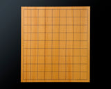 601-YCB-01 Board craftsman Mr.Miura of Yachimata Gobanten made Japan grown Hon-Kaya Table Shogi board Ten-masa (Masame) 2.0-Sun / 62 mm thick 4-piece composition board Haguruma-mori finish lines No.85001