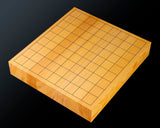601-YCB-02 Board craftsman Mr.Miura of Yachimata Gobanten made Japan grown Hon-Kaya Table Shogi board Ten-masa (Masame) 2.0-Sun / 62 mm thick 3-piece composition board Haguruma-mori finish lines No.85002