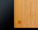 601-YCB-02 Board craftsman Mr.Miura of Yachimata Gobanten made Japan grown Hon-Kaya Table Shogi board Ten-masa (Masame) 2.0-Sun / 62 mm thick 3-piece composition board Haguruma-mori finish lines No.85002