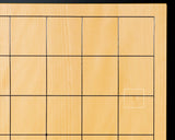 607-YCS-01 八街碁盤店 盤師 三浦勝巳製作 日本産本榧卓上将棋盤 天柾 2.0寸 5枚接ぎ ＊歯車盛り仕上げ No.85003