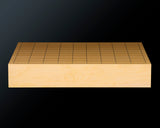 607-YCS-02 八街碁盤店 盤師 三浦勝巳製作 日本産本榧卓上将棋盤 天柾 2.0寸 5枚接ぎ ＊歯車盛り仕上げ No.85004