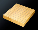 607-YCS-03 八街碁盤店 盤師 三浦勝巳製作 日本産本榧卓上将棋盤 天柾 2.0寸 6枚接ぎ ＊歯車盛り仕上げ No.85005