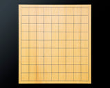 607-YCS-03 八街碁盤店 盤師 三浦勝巳製作 日本産本榧卓上将棋盤 天柾 2.0寸 6枚接ぎ ＊歯車盛り仕上げ No.85005