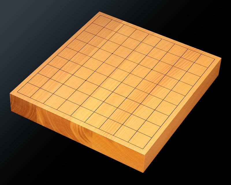 Hyuga Kaya Masame 4-piece composition Table Shogi board (1.8-Sun / about 5.6 cm thick) No.86166